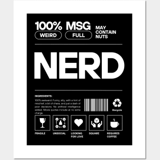 Nerd Info Posters and Art